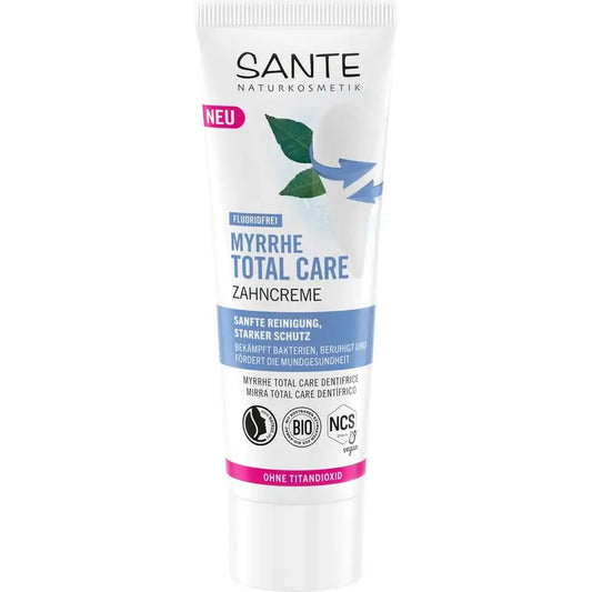 Sante Naturkosmetik Οδοντόκρεμα με Μύρο χωρίς φθόριο 75 ml.