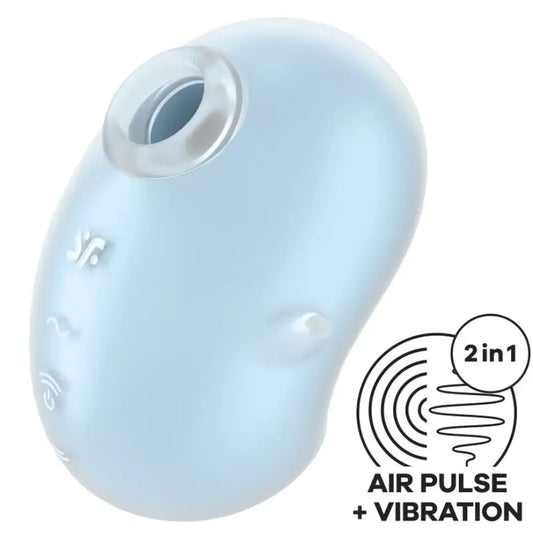 Satisfyer Cutie Ghost Δονητής Lay-On Ανοιχτό Μπλε 