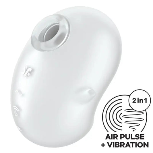 Satisfyer Cutie Ghost Δονητής Lay-On Λευκός 