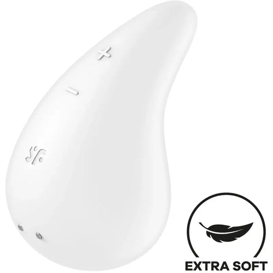 Satisfyer Dew Drop Δονητής Lay-On Λευκό 