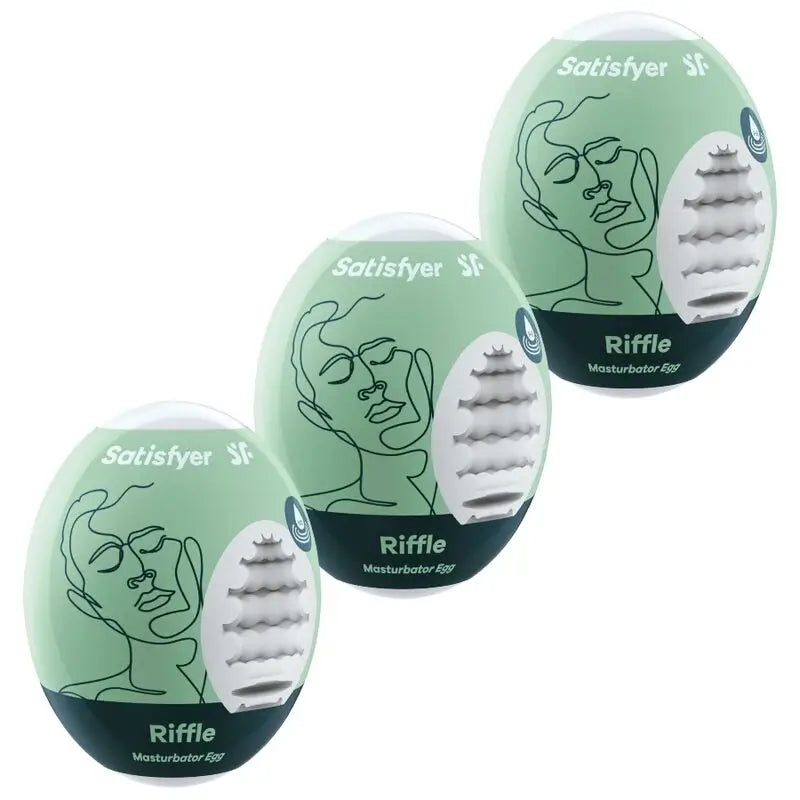 Satisfyer Riffle αυγά αυτοϊκανοποίησης, 3 τεμάχια 