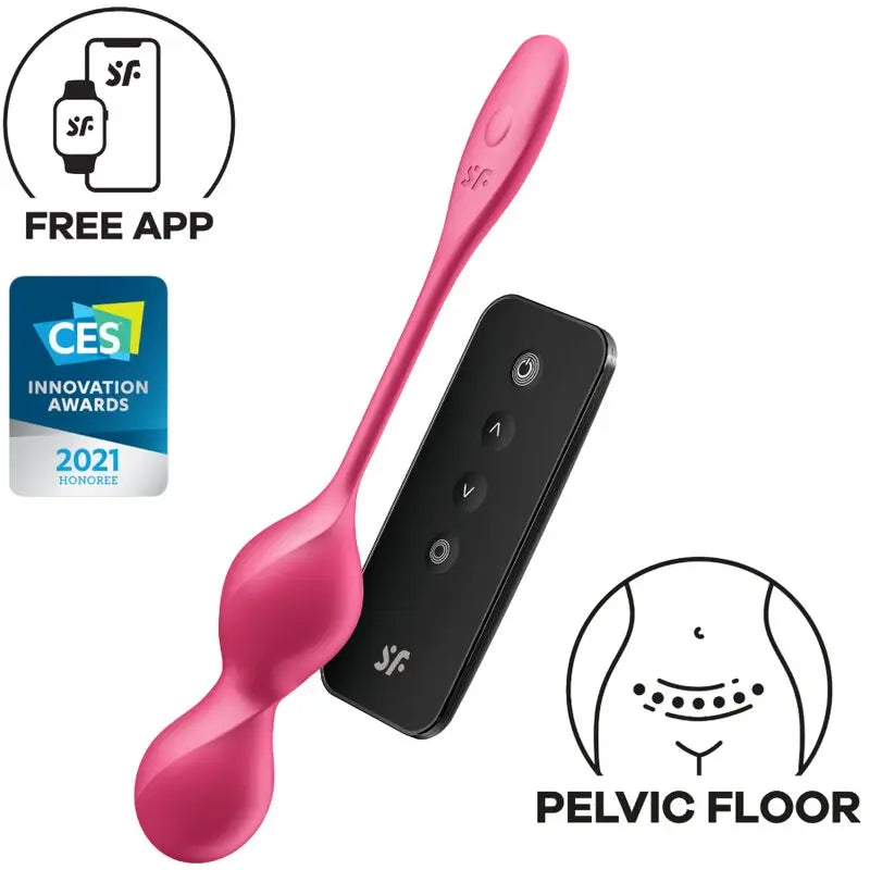 Satisfyer Love Birds 2 δονητικές σφαίρες Kegel + δωρεάν εφαρμογή 
