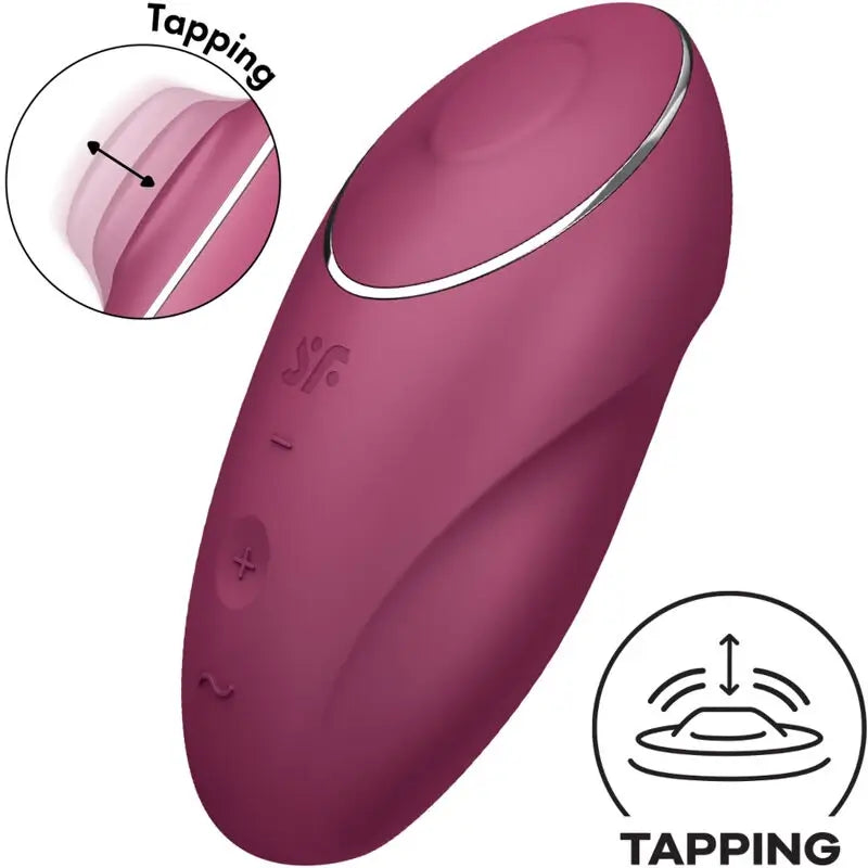 Satisfyer Tap & Climax 1 Δονητής Lay-On Κόκκινος 