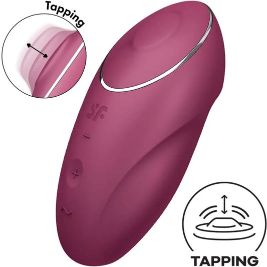 Satisfyer Tap & Climax 1 Δονητής Lay-On Κόκκινος 