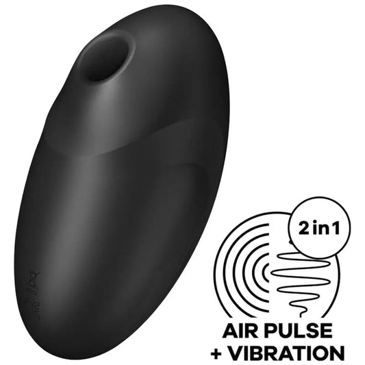 Satisfyer Vulva Lover 3 Διεγερτής και δονητής, μαύρος 
