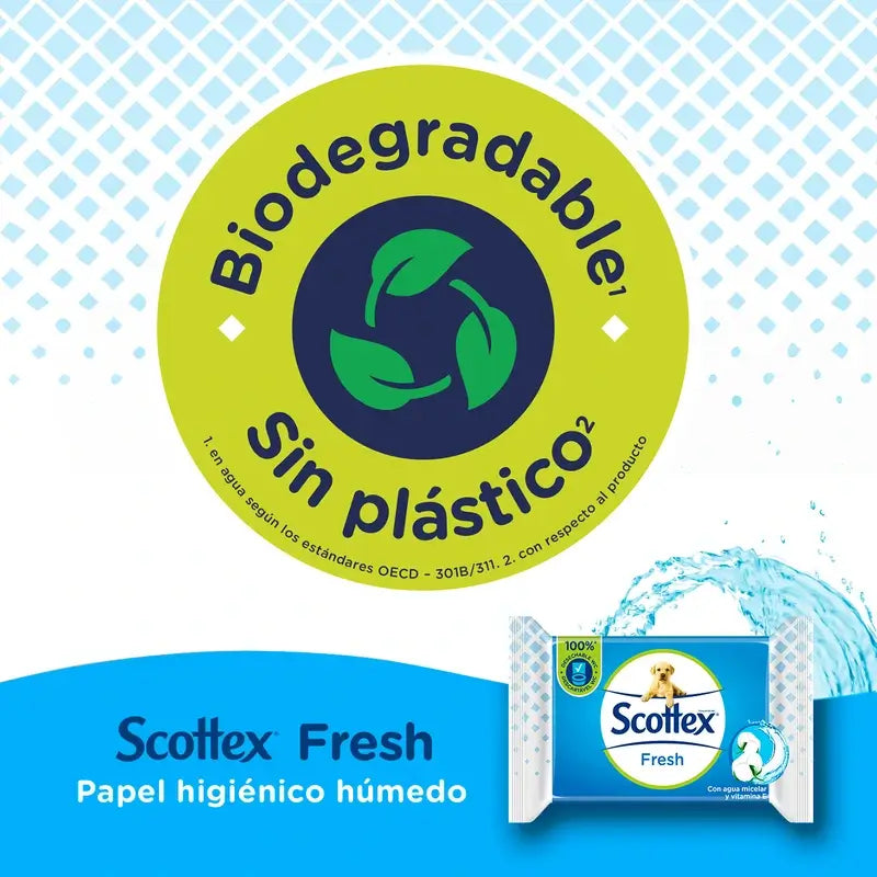 Scottex Fresh Υγρό Χαρτί Τουαλέτας, 74 τεμάχια