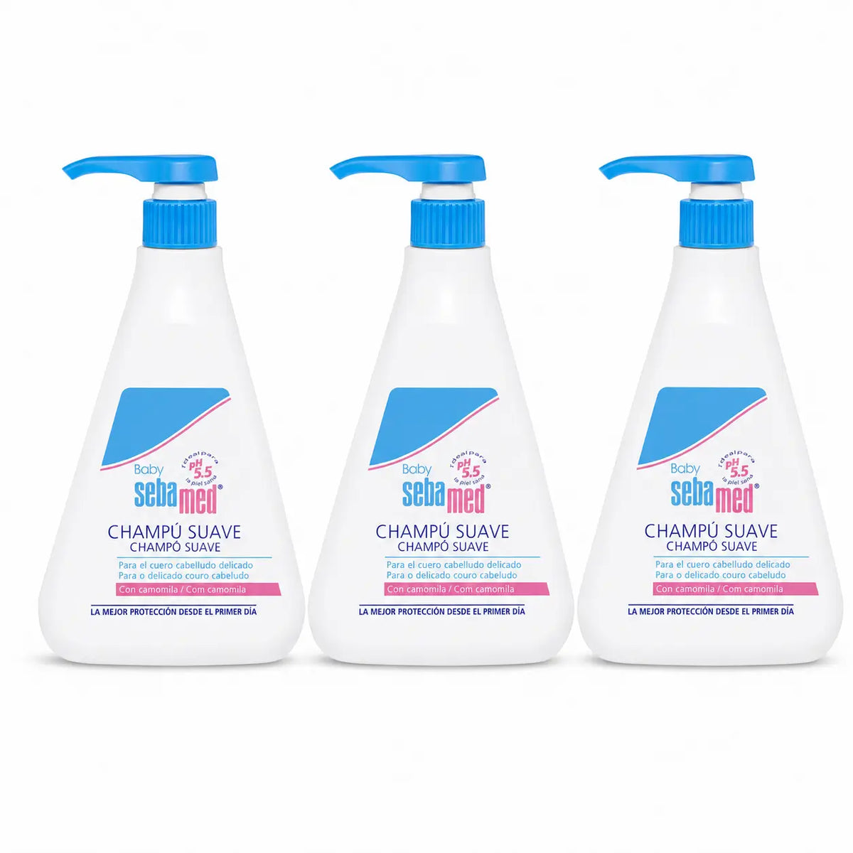 Sebamed Baby Απαλό Σαμπουάν 500 ml, συσκευασία 3 τεμαχίων