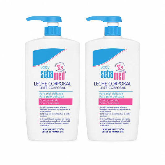 Sebamed Baby Γαλάκτωμα Σώματος για Ευαίσθητο Δέρμα 750 ml, συσκευασία 2 τεμαχίων