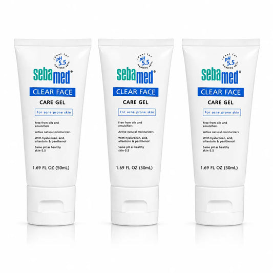 Sebamed Clear Face Ενυδατικό Τζελ 50 ml, συσκευασία 3 τεμαχίων