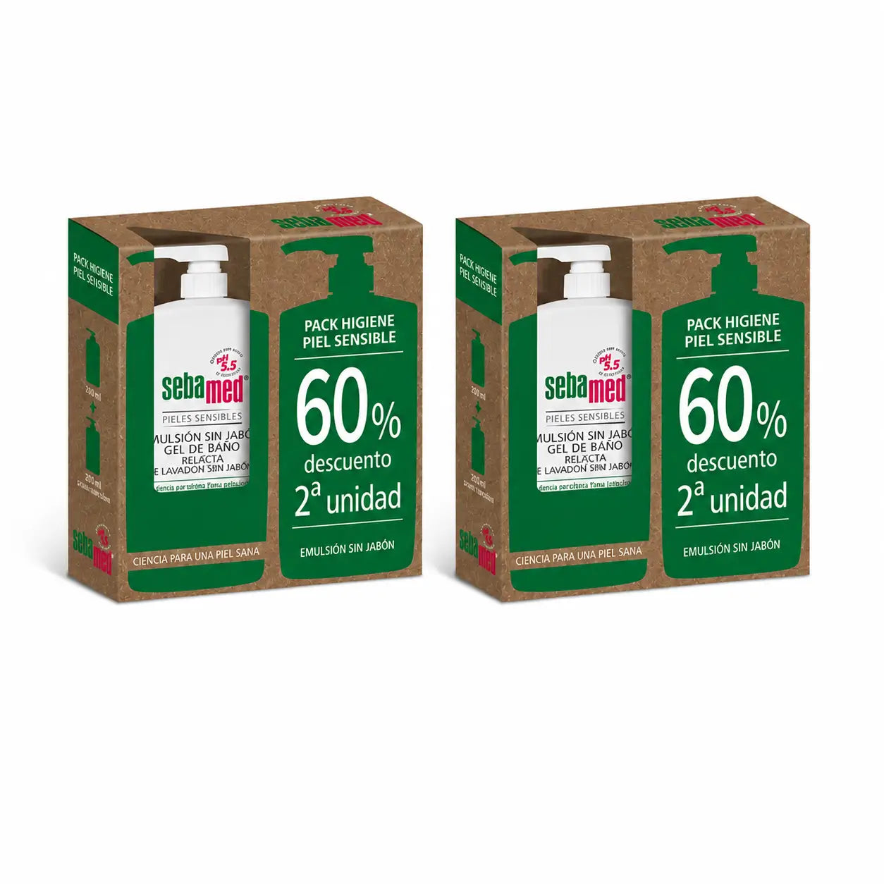 Sebamed Γαλάκτωμα χωρίς σαπούνι Duplo, 1500 ml, συσκευασία 2 τεμαχίων