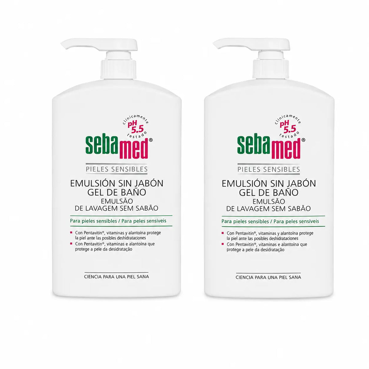Sebamed Αφρόλουτρο χωρίς σαπούνι 1000 ml, συσκευασία 2 τεμαχίων