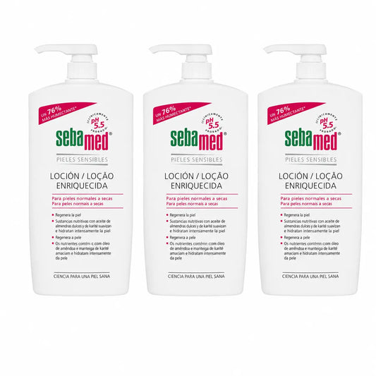 Sebamed Εμπλουτισμένη Λοσιόν 1000 ml, συσκευασία 3 τεμαχίων