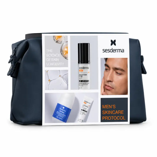 Σετ περιποίησης δέρματος για άνδρες Sesderma Men's Skincare Protocol Pack Ses Men Absolute Force Λοσιόν + Κρέμα για την περιοχή γύρω από τα μάτια