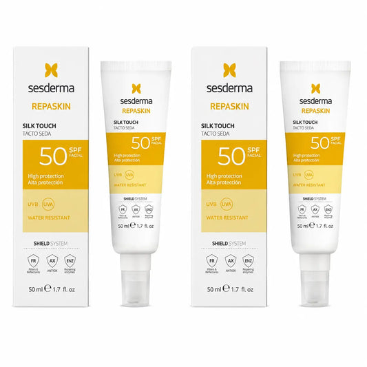 Sesderma Repaskin Tacto Seda SPF50 50 ml, Συσκευασία 2 τεμαχίων