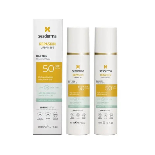 Sesderma Repaskin Urban 365 για λιπαρό δέρμα, 2×50 ml