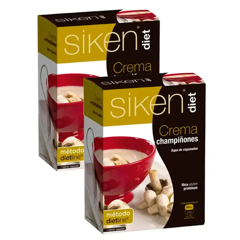 Siken Diet Κρέμα Μανιταριών, Συσκευασία 2 x 7 φακελάκια