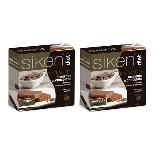 Siken Diet Σάντουιτς Σοκολάτα, 2X6 τεμάχια 