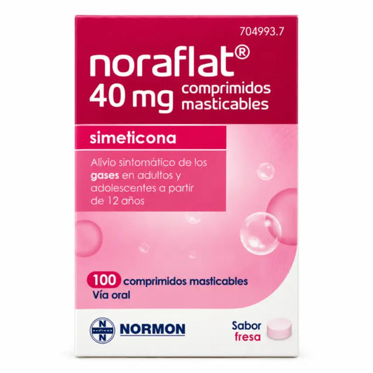 Σιμετικόνη Normon 40 mg, 100 μασώμενα δισκία
