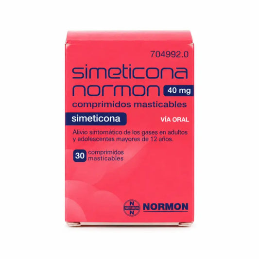Σιμετικόνη Normon 40 mg, 30 μασώμενα δισκία