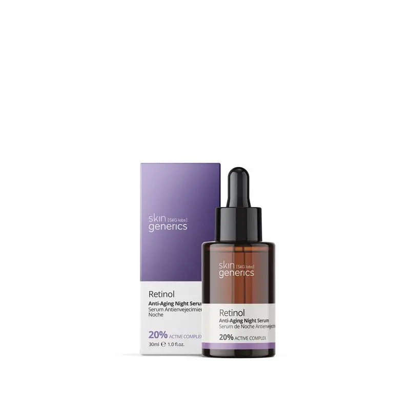 Skin Generics Αντιγηραντικό Νυχτερινό Ορό Ρετινόλη 20%, 30 ml