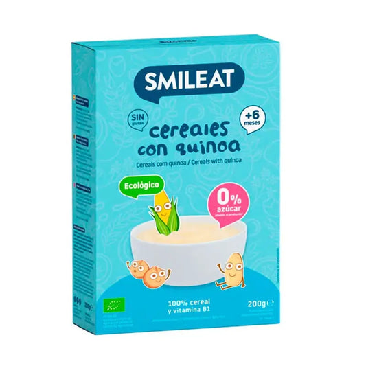 Smileat Organic Quinoa Gluten-Free Cereal Porridge with Organic Quinoa, 200g