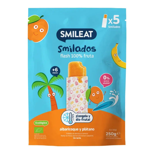 Smileat Smilado Βερίκοκο-Μπανάνα Βιολογικό 50G