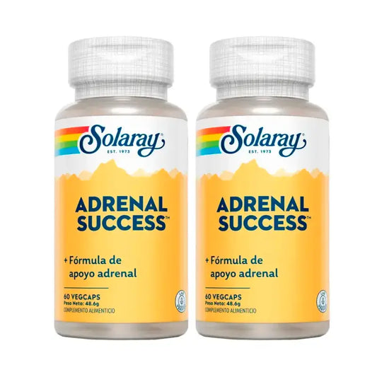 Solaray Adrenal Success Συμπλήρωμα διατροφής, συσκευασία 2 x 60 κάψουλες
