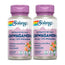 Solaray Ashwagandha 470 mg φυτικής προέλευσης, συσκευασία 2 x 60 κάψουλες