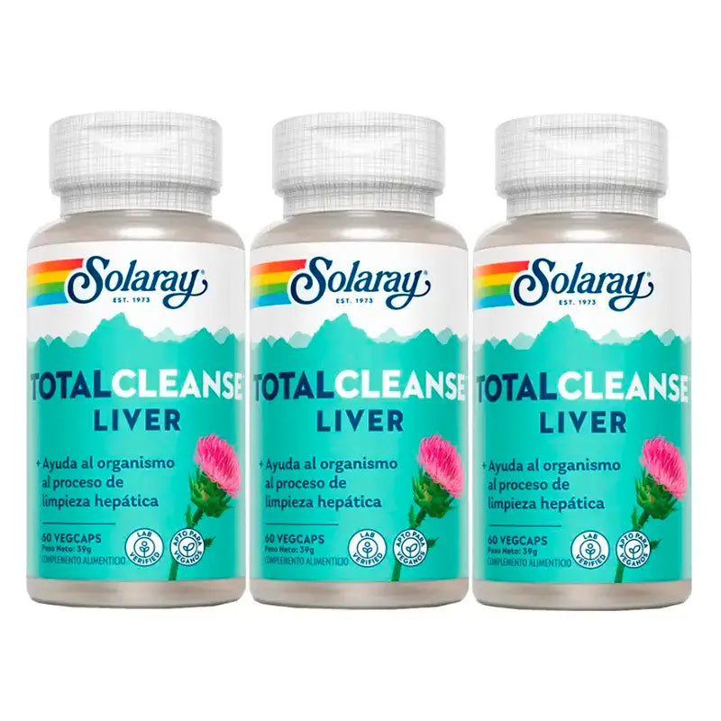 Solaray Total Cleanse Liver Pack 3 x 60 κάψουλες