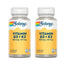 Solaray Βιταμίνη D3 & K2, συσκευασία 2 x 60 κάψουλες
