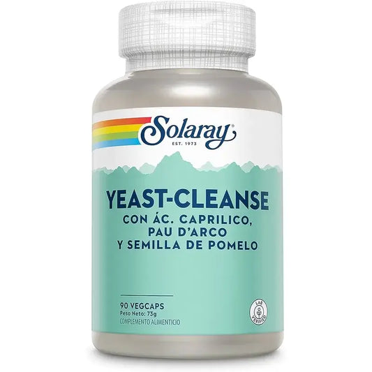 Solaray Yeast Cleanse 90 κάψουλες