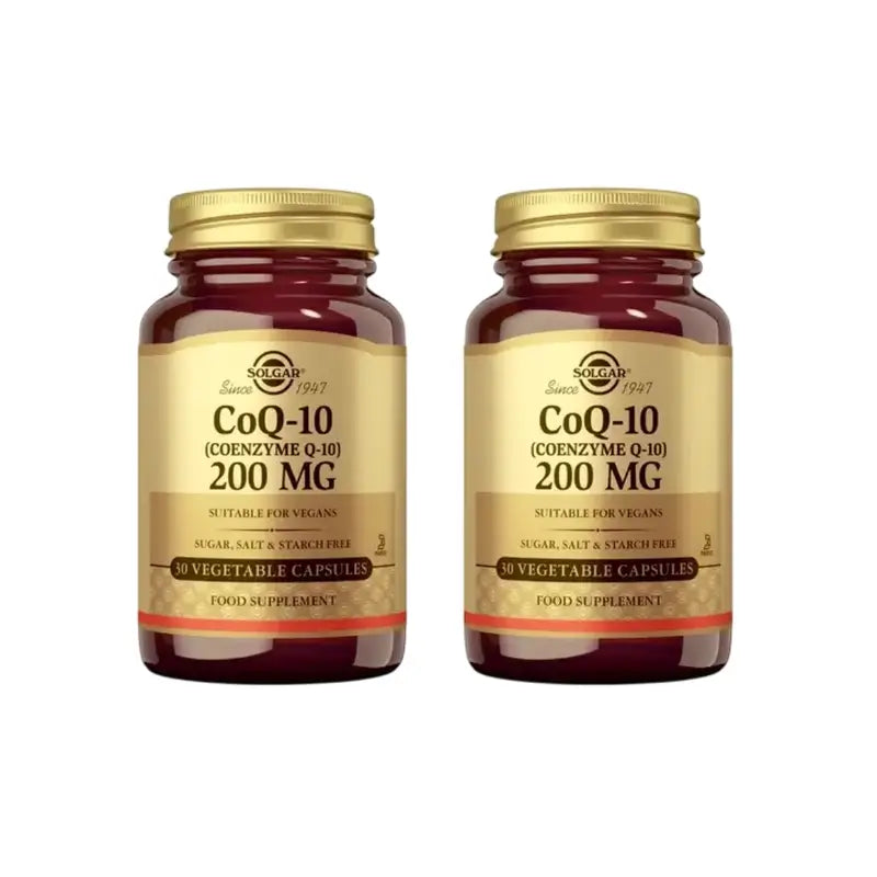 Solgar Κοενζύμη Q10 200 mg, 2 × 30 κάψουλες 