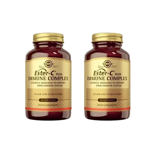 Solgar Ester-C Inmune Complex, 2×60 κάψουλες 
