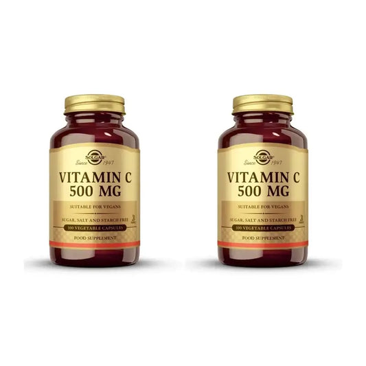 Solgar Βιταμίνη C 500 mg, 2×100 κάψουλες 