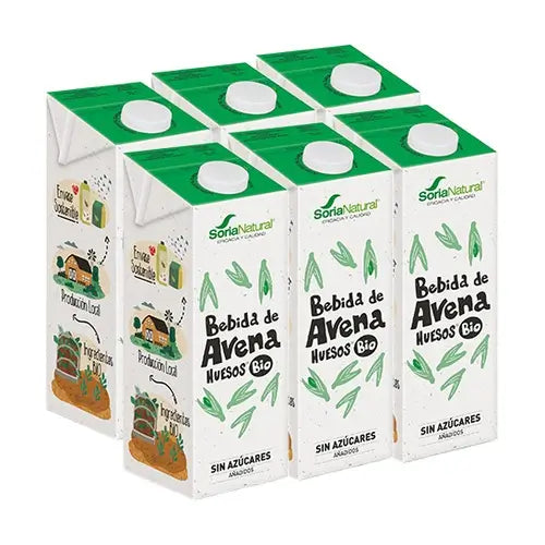 Soria Natural Φυτικό ρόφημα βρώμης για τα οστά, 6 x 1L