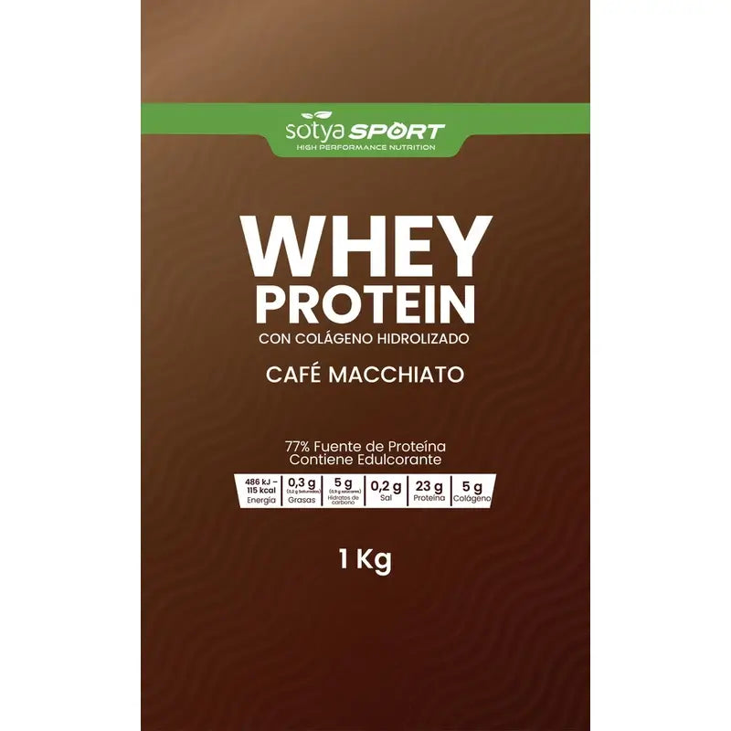 Sotya Whey Protein Cafe Macchiato Doypack, 1000 γρ.