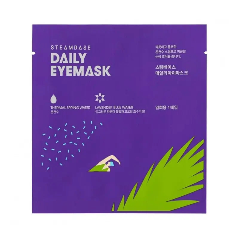 Steambase Daily Eyemask Lavender Blue Water, 1 τεμ.