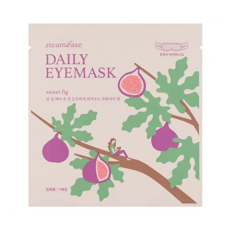 Steambase Daily Eyemask Sweet Fig, 1 τεμάχιο