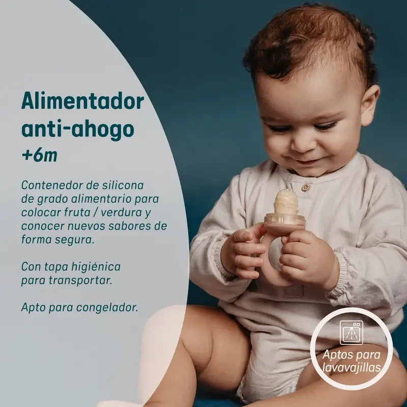 Suavinex Αντιπνιγικό Μπιμπερό από Σιλικόνη, +6 Μήνες, Ροζ