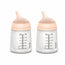 Suavinex Μπιμπερό κατά των κολικών Zero Zero 180 ml, προσαρμόσιμη ροή (A), +0 μηνών, Fair, συσκευασία 2 τεμαχίων