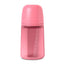 Suavinex Μπιμπερό από σιλικόνη 240 ml, μέτρια ροή (M), +3 μήνες, φούξια