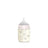 Suavinex Γυάλινο μπιμπερό 120 ml, αργή ροή (S), +0 μηνών, Poetry Ροζ