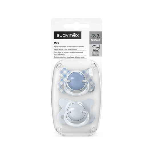 Suavinex Πιπίλες Sx Pro - 2/2 μηνών Wild&Free Μπλε, 2 τεμάχια