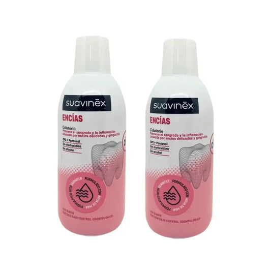 Suavinex Στοματικό διάλυμα για τα ούλα, 2x500 ml
