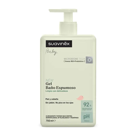 Suavinex Gel - Αφρώδες μπάνιο για μωρά, 750 ml
