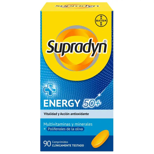 Supradyn Energy 50+ Βιταμίνες, Μέταλλα και Ενέργεια, 90 δισκία