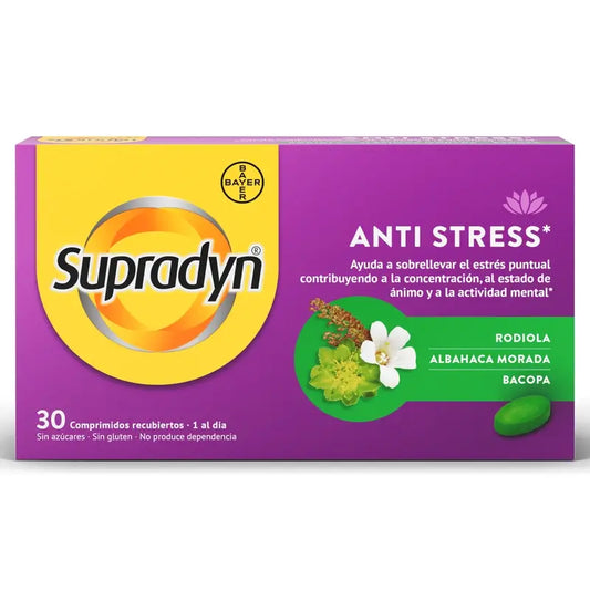 Supradyn Anti Stress: Συγκέντρωση και μνήμη, 30 δισκία