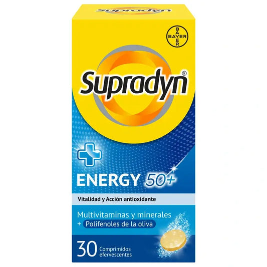 Supradyn Energy 50+ Βιταμίνες και Ενέργεια, 30 αναβράζοντα δισκία