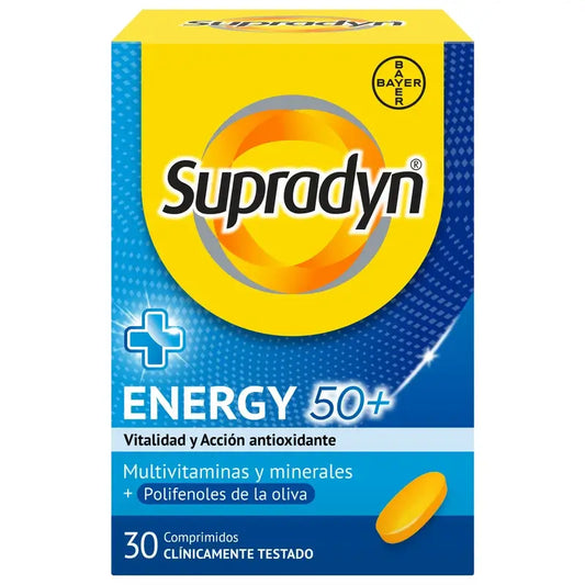 Supradyn Energy 50+ Βιταμίνες, Ορυκτά και Ενέργεια, 30 δισκία