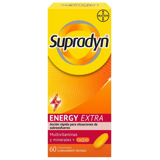 Supradyn Energy Extra Sport: Βιταμίνες και Ενέργεια, 60 δισκία